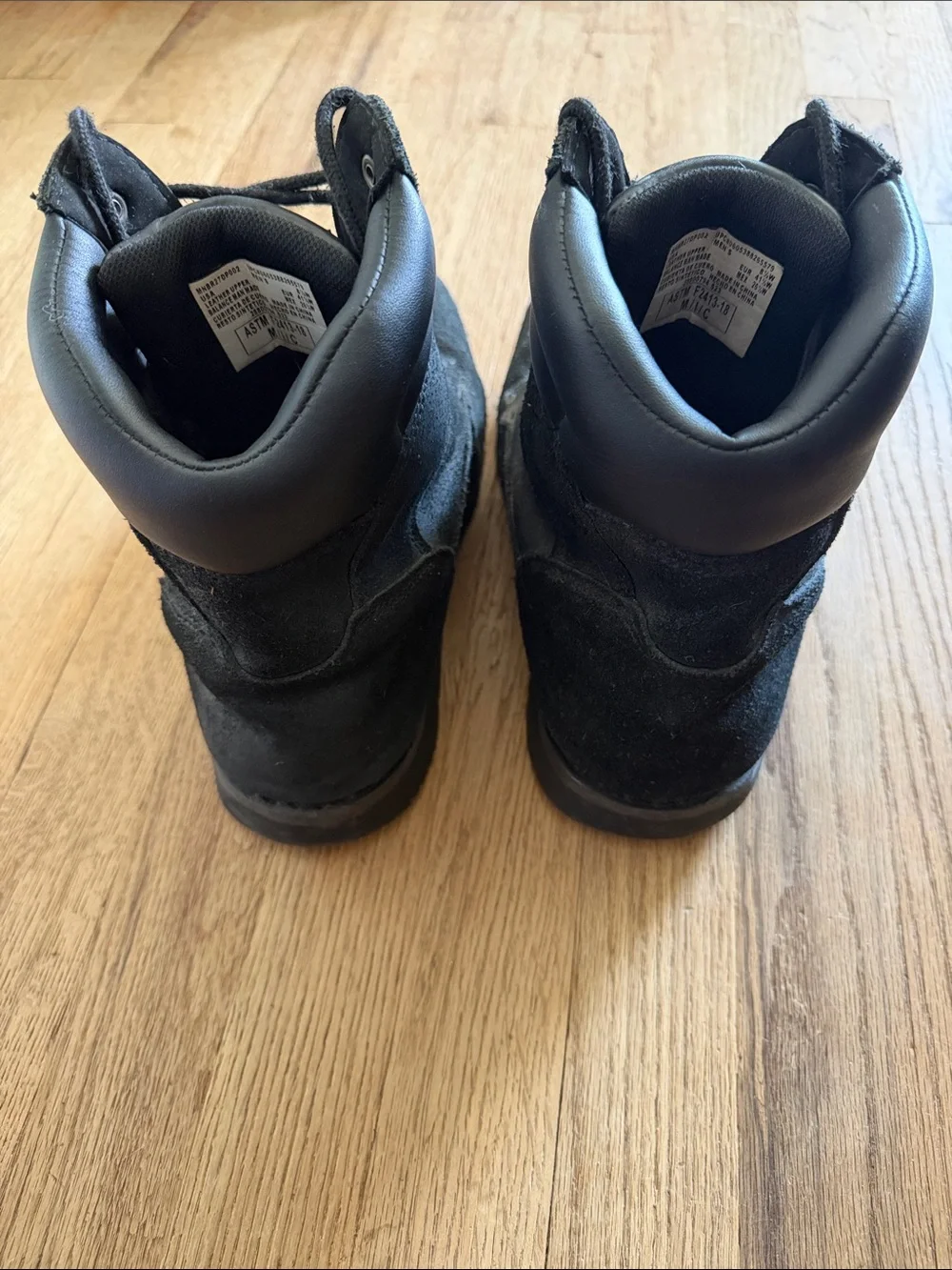 Brahma Men’s Black Suede Steel Toe Work Rugged Utility Ankle Boots
